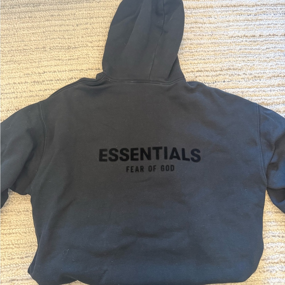 Fear of God Essentials Black Hoodie